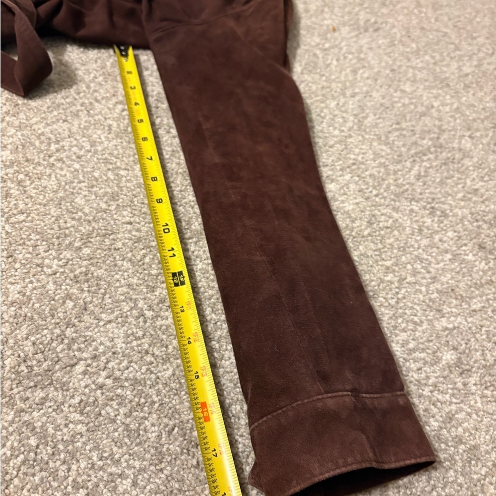 Vintage Ralph Lauren Golf Suede Jacket Leather RRL Safari Coat Belted Zip Up L - Picture 7 of 13